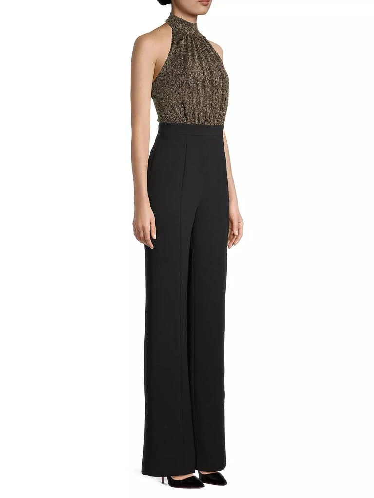 Black Halo Genesis Halterneck Straight-Leg Jumpsuit 4