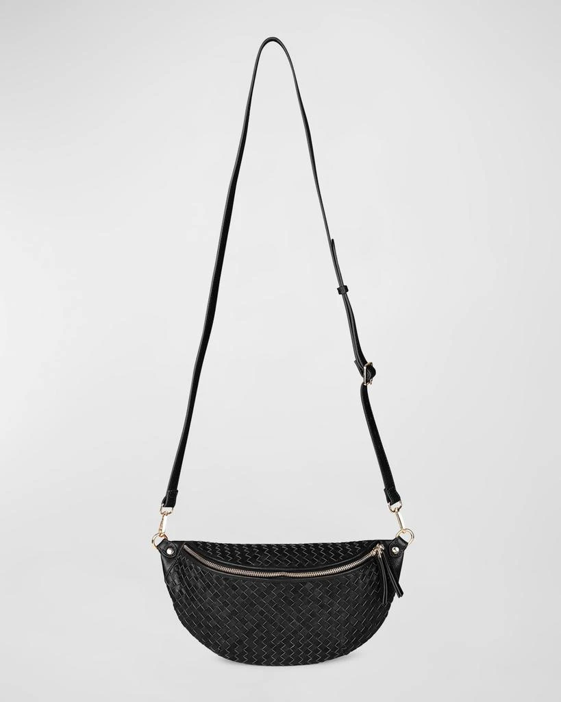 Rafe Alex Handwoven Leather Sling Crossbody Bag 2