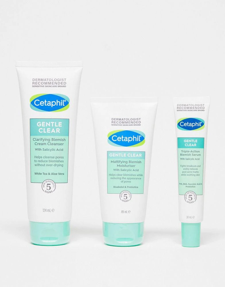 Cetaphil Cetaphil Gentle Clear 3 Step Routine Skincare Set for Blemish Prone Sensitive Skin - 25% Saving 1