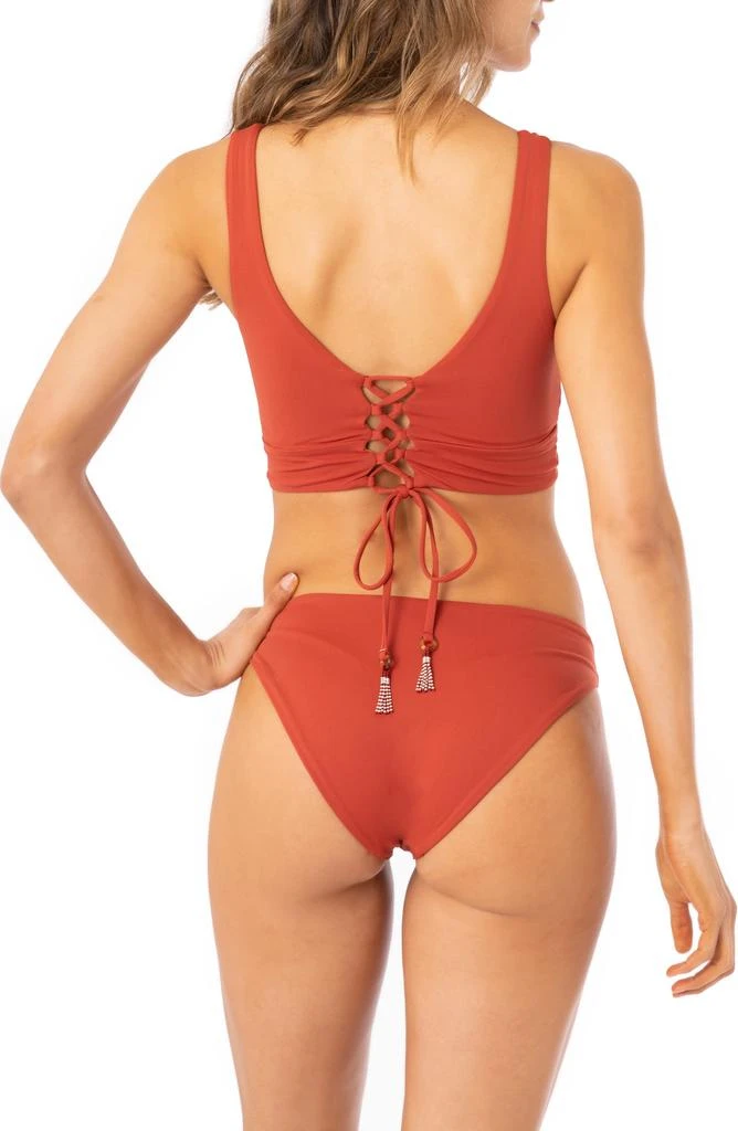 Maaji Burgundy Sublimity Bikini Bottoms 8