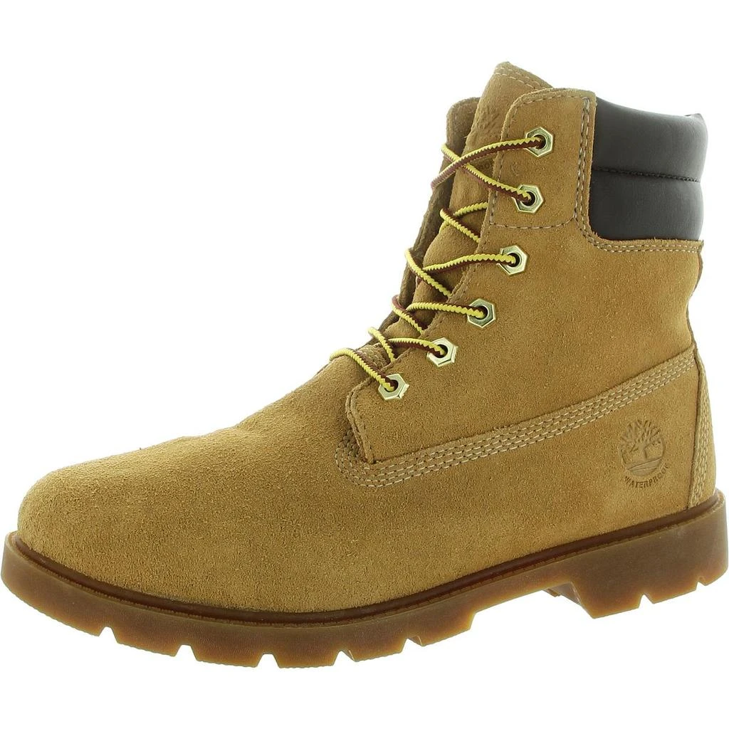 Timberland Womens Lace-Up Leather Combat & Lace-Up Boots 1