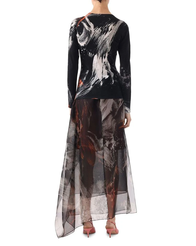 Jason Wu Brushstroke Crewneck Sweater 3