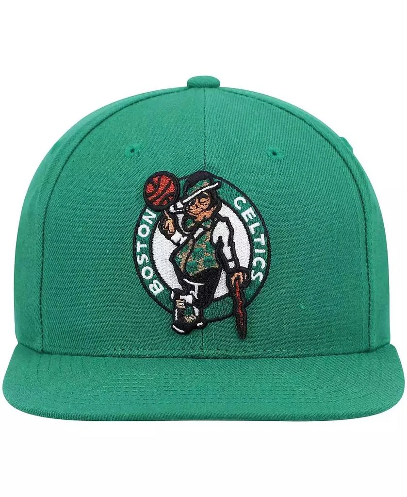 Mitchell & Ness Men's Kelly Green Boston Celtics Ground 2.0 Snapback Hat 3