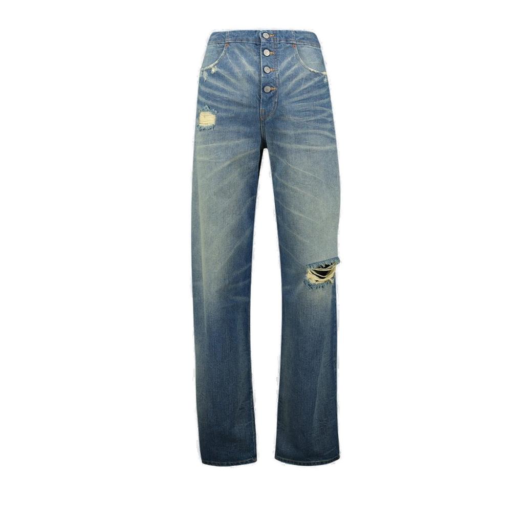 MM6 MM6 Maison Margiela Distressed Washed Denim Jeans