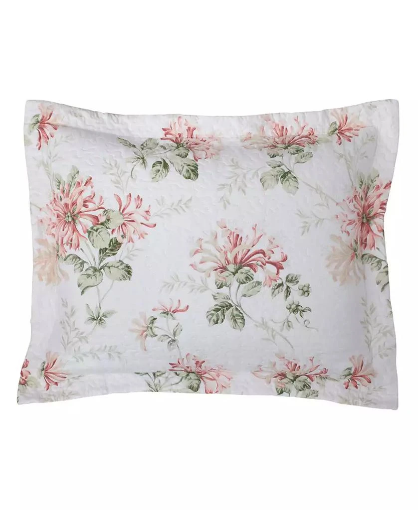 Laura Ashley Honeysuckle Cotton Reversible 2-Pc. Quilt Set, Twin 2