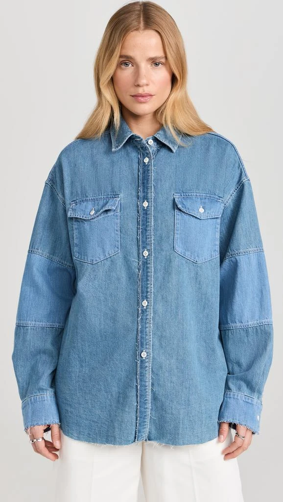 MOUSSY VINTAGE Una Switching Shirt 6