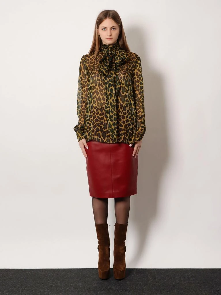 Yves Saint Laurent Silk shirt with lavallière neckline 3