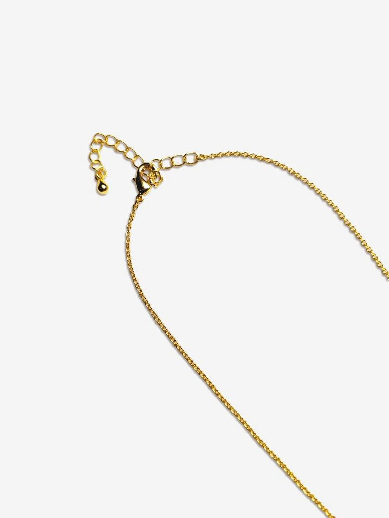 Secret Spoils Secret Spoils Girls Pink and White Doughnut Necklace in Gold (40cm) 3