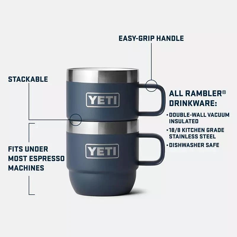 YETI YETI 6 oz. Rambler Stackable Espresso Cups 10