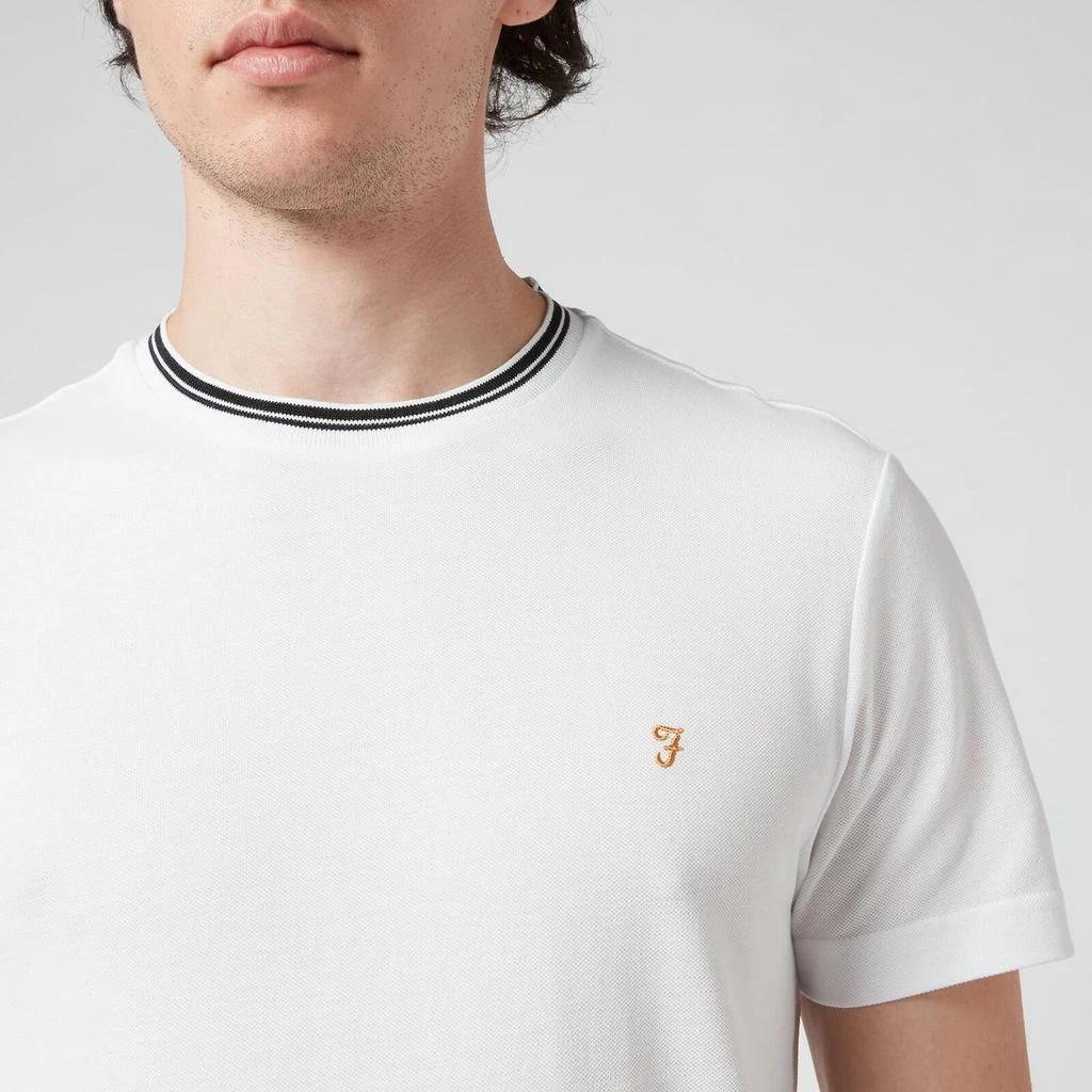 The Hut Farah Men's Meadows T-Shirt - White 4