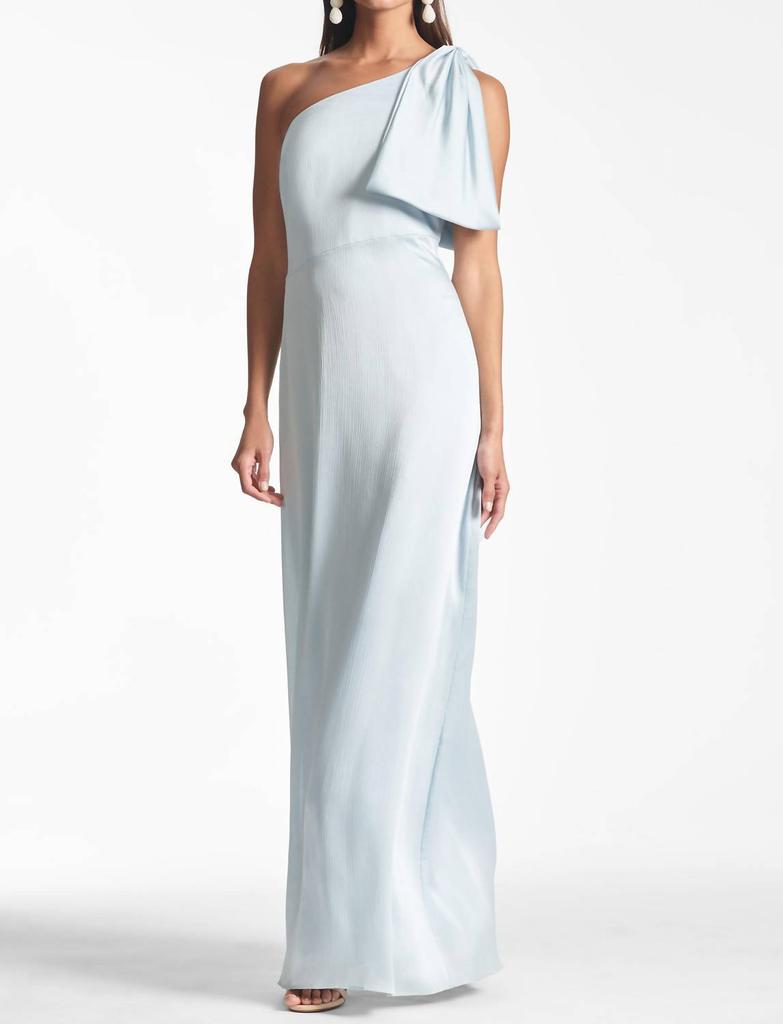 Sachin & Babi Sachin & Babi - One Shoulder Bow Chelsea Gown