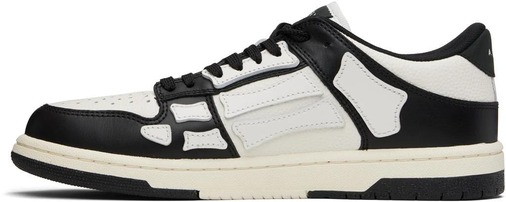 AMIRI Black & White Skel Top Low Sneakers 3
