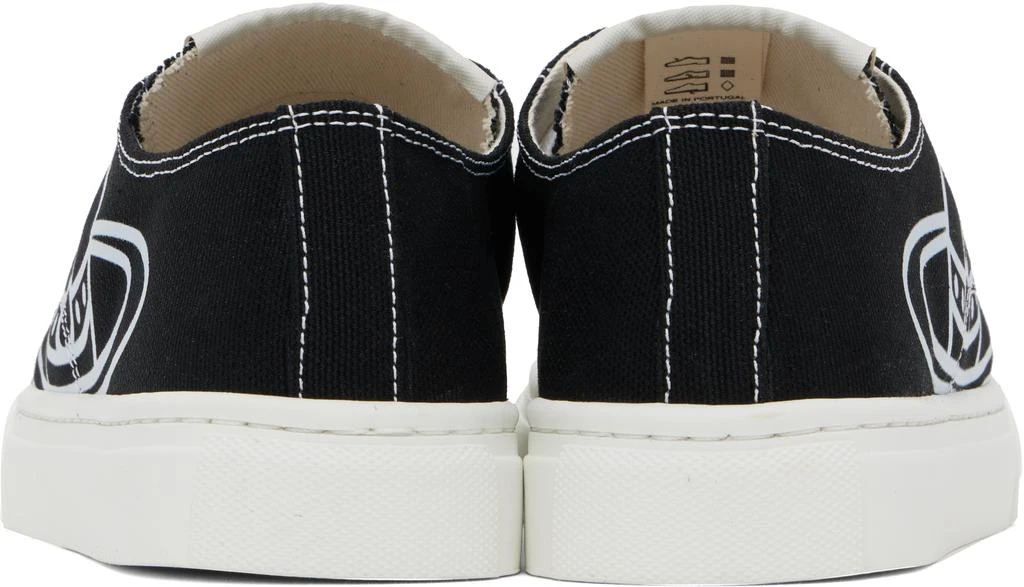 Vivienne Westwood Black Low-Top Plimsoll Sneakers 2