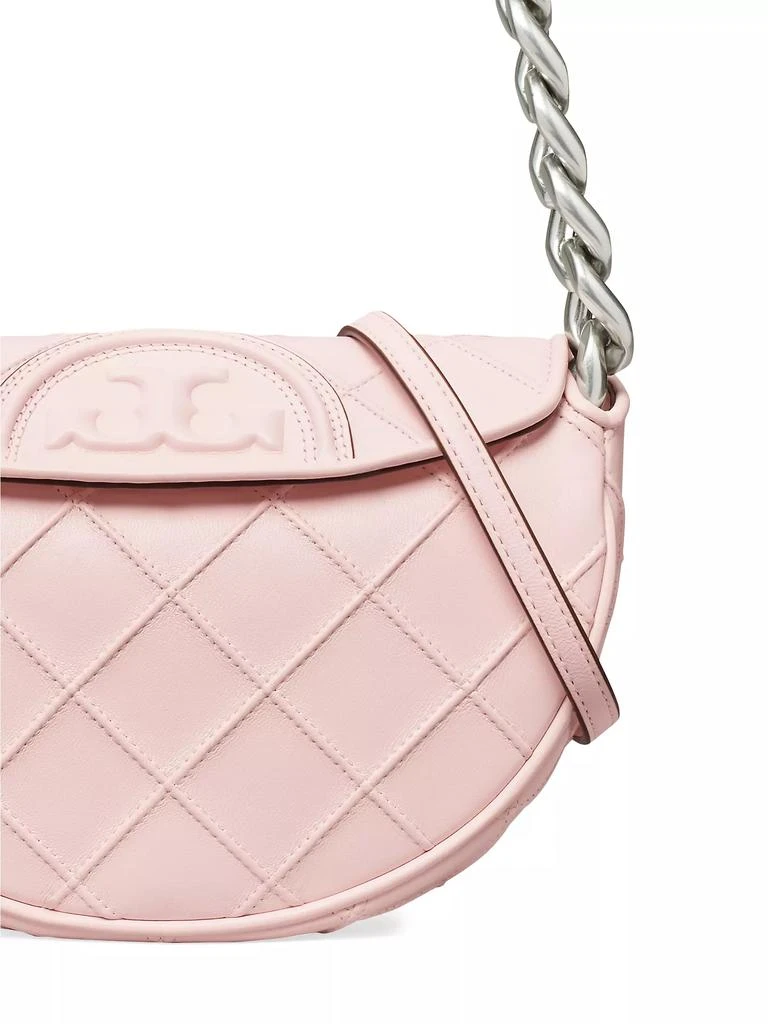 Tory Burch Small Fleming Soft Crescent Bag 5