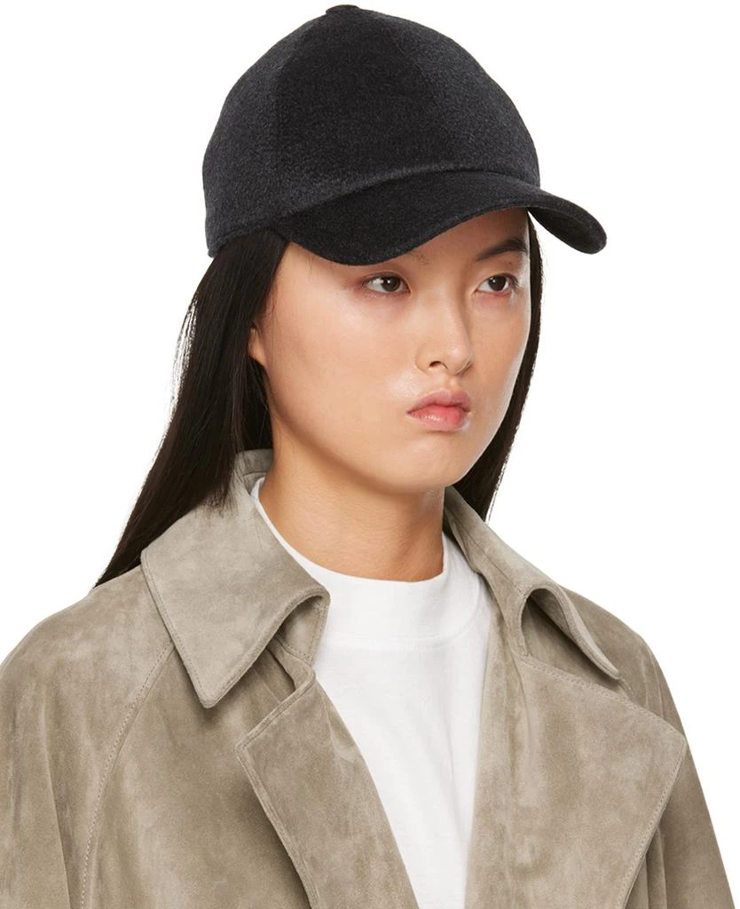 The Row Gray Caspian Cap 2