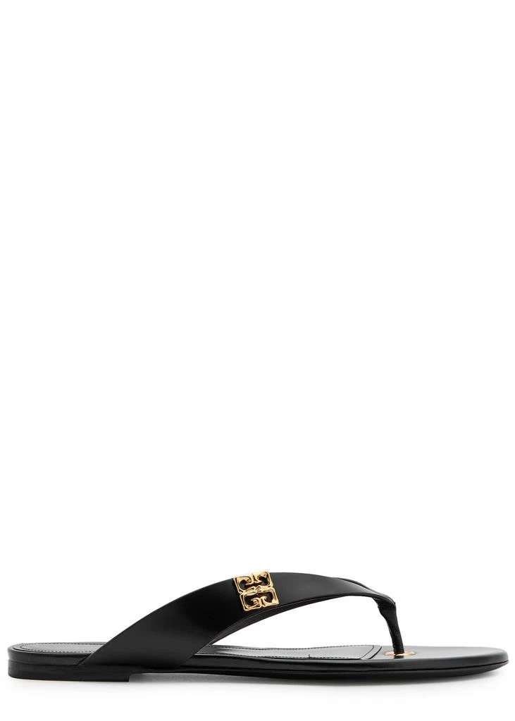 Givenchy 4G Liquid leather flip flops 1