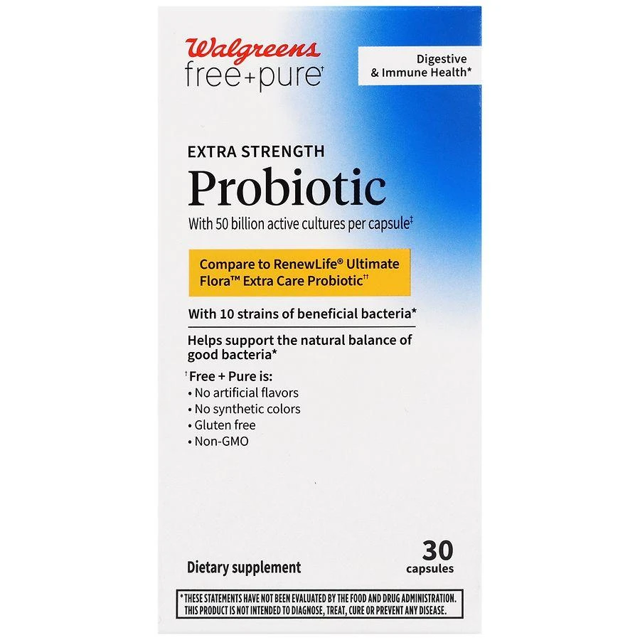 Walgreens Probiotic Capsules Extra Strength 1