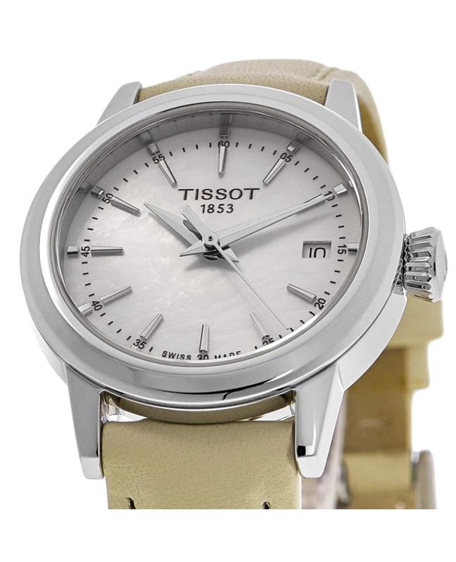 Tissot Tissot Classic Dream Lady Mother of Pearl Dial Leather Strap Women's Watch T129.210.16.111.00