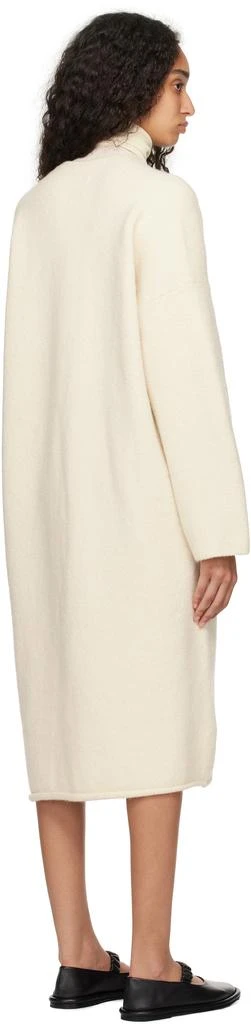 LAUREN MANOOGIAN Off-White Long Open Cardigan 3