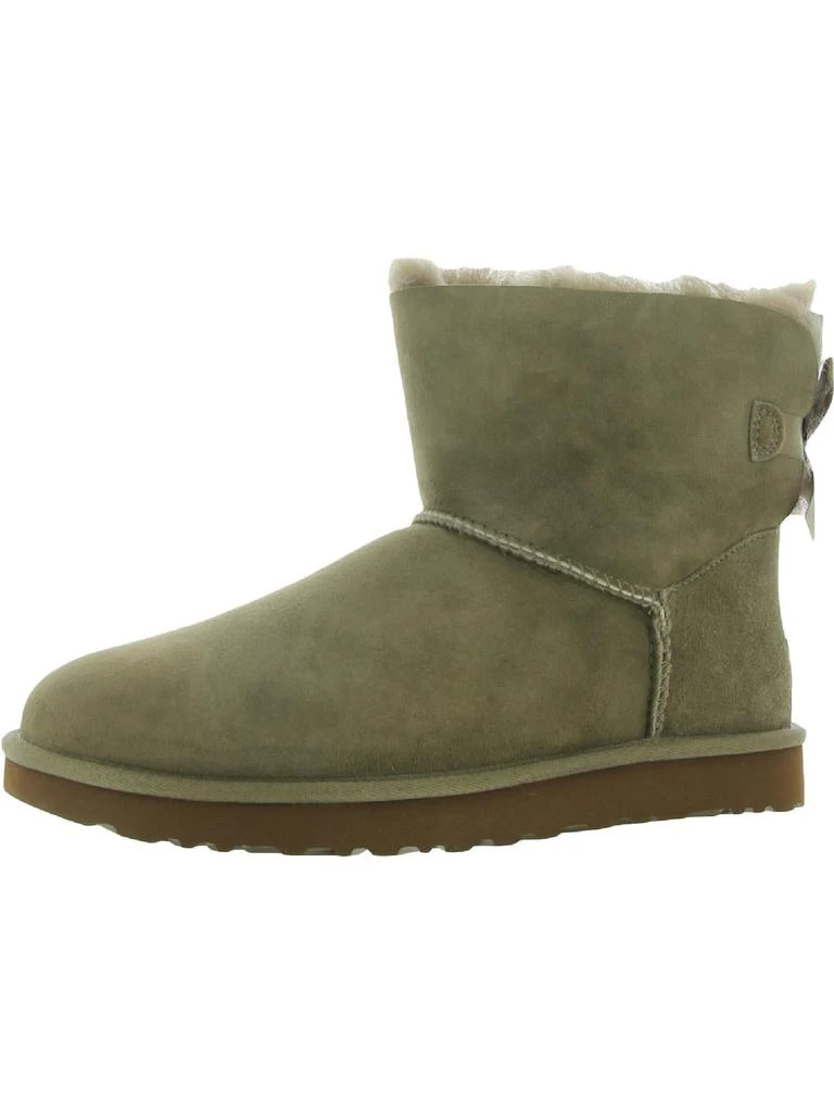 UGG Mini Bailey Bow II Womens Suede Shearling Winter Boots 5