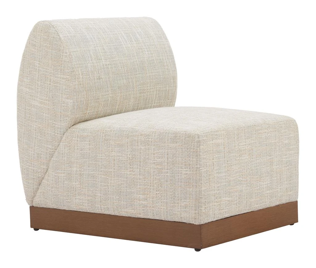 Hivvago Christy Armless Chair Beige