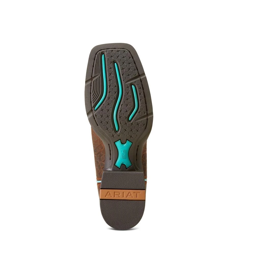 Ariat Round Up Wide Square Toe StretchFit Western Boot 3