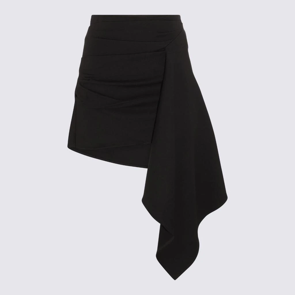 GAUGE81 Gauge81 Black Viscose Rivera Mini Skirt 1