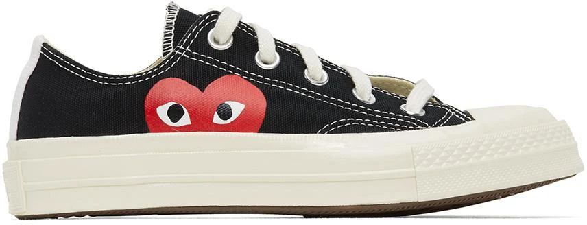 Comme des Garcons Black Converse Edition Half Heart Chuck 70 Low Sneakers 1