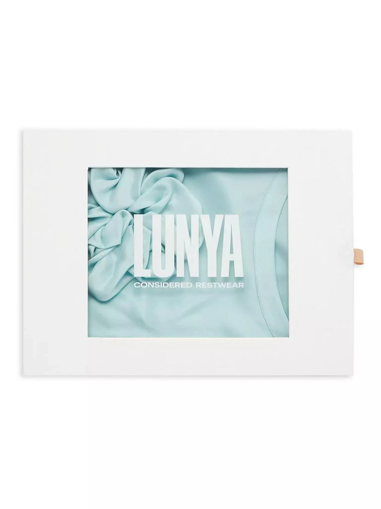 Lunya Stuff Of Dreams Silk Sleep T-Shirt, Shorts & Scrunchie Set 7