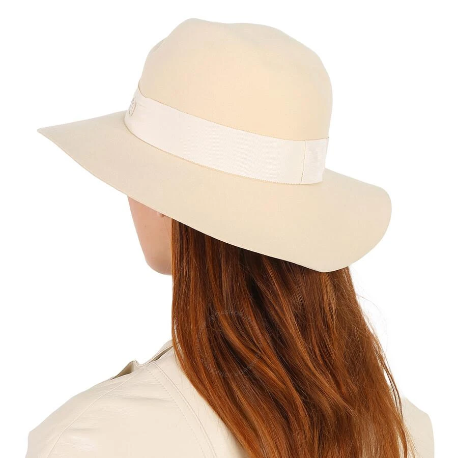 MAISON MICHEL Ladies Seed Pearl Virginie Fedora Hat 3