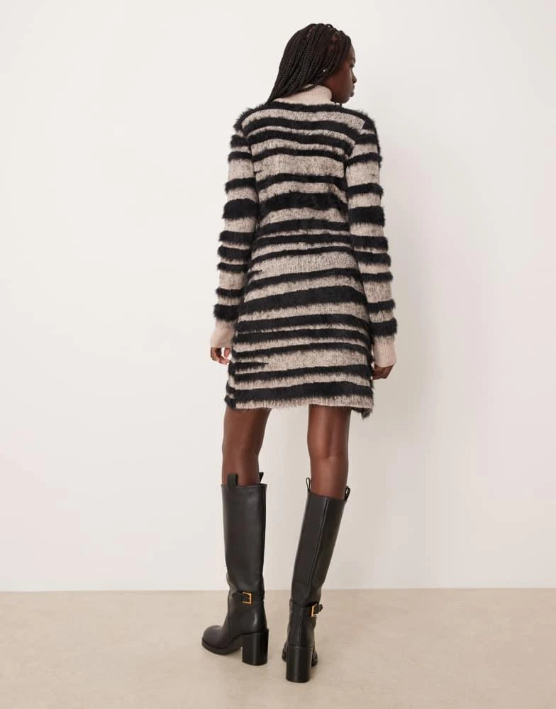 Vila zebra textured knitted mini dress in natural melange  On Sale Now  with Up to 75% Off | Discover Exclusive Deals & Savings at BeyondStyle   Authentic Vila Home|women with Limited-Time