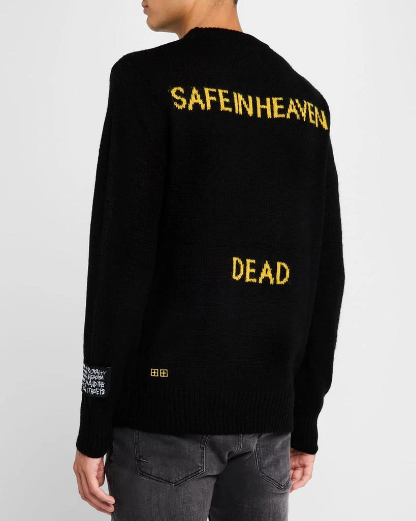 Ksubi Men's Smoking Skull Wool Sweater 3