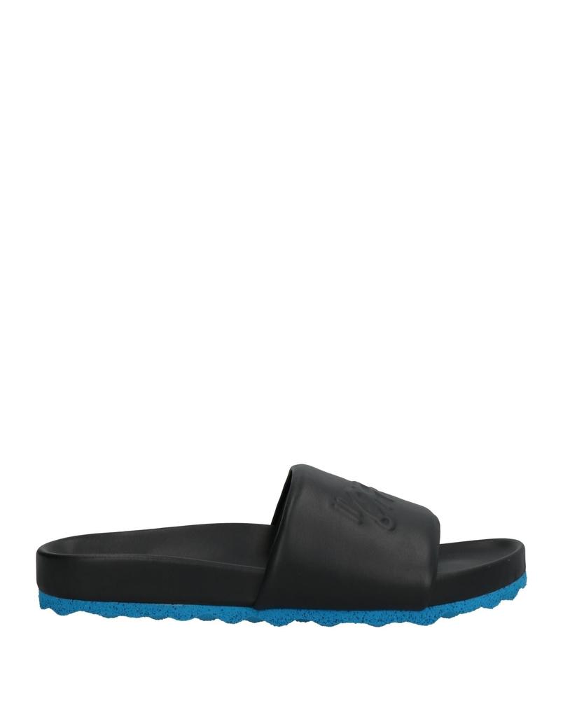 【関税込み】Bow Padded Slides - Off White - Blue - Leather Off-White Bow Padded Slides - Off White - Blue - Leather