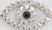 ADORNIA White Rhodium Plated Pavé Swarovski Crystal Evil Eye Lariat Bracelet 4