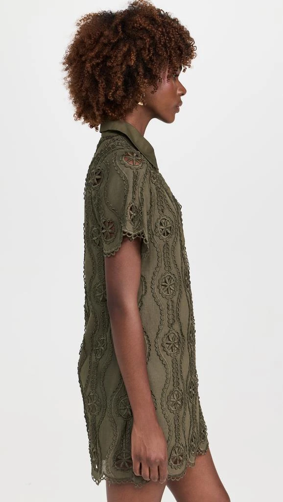 English Factory Scallop Embroidered Mini Dress 3