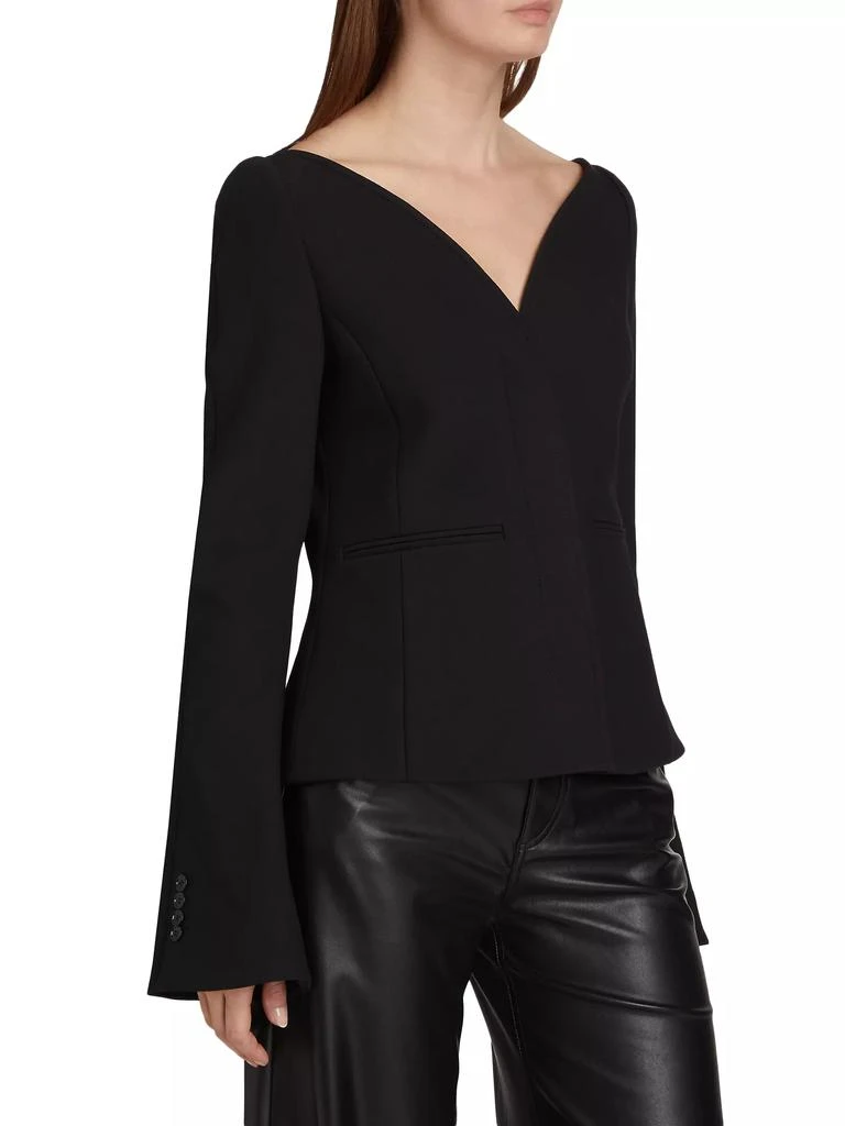 courreges Ellipse Heritage Crepe Tailored Jacket 4