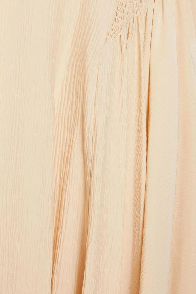 TOVE Veda pleated silk-crepon midi dress 4