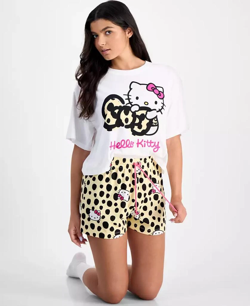 Love Tribe Juniors' Pull-On Hello Kitty Leopard Shorts 2