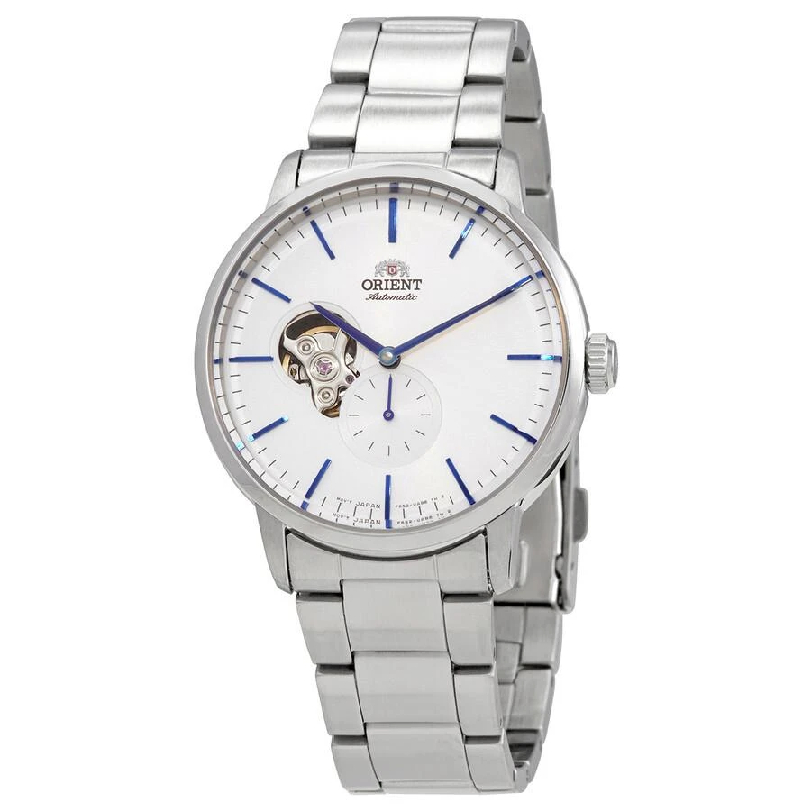 Orient Star Open Heart Automatic White Dial Men's Watch RA-AR0102S10B 1