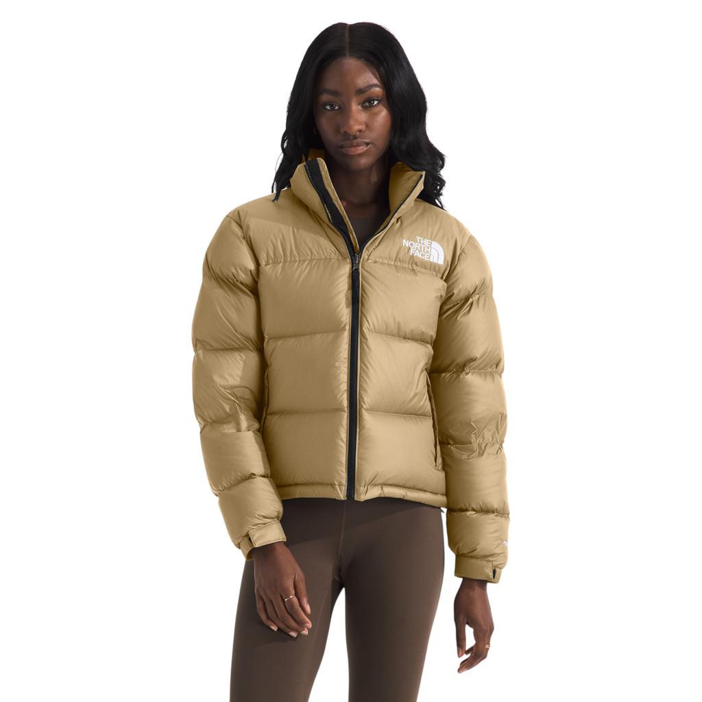 Shop Women's Ella Hooded Thumbhole-Cuff Shine Puffer Coat on Sale