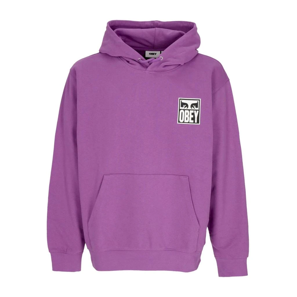 Obey Eyes Icon 2 Premium French Terry Hooded Men's Lightweight Hoodie Po Dewberry 1