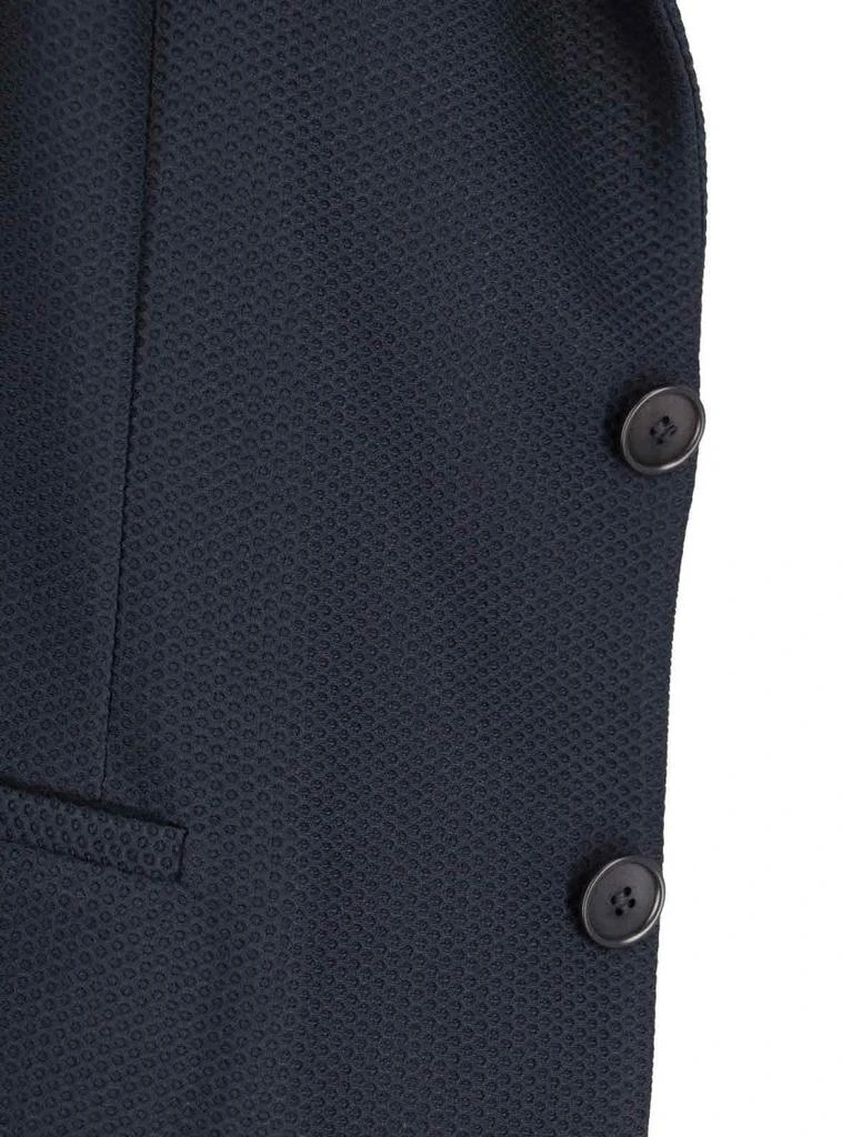 Giorgio Armani Structured Blue Jacket With Clean Lines And Refined Finish 5