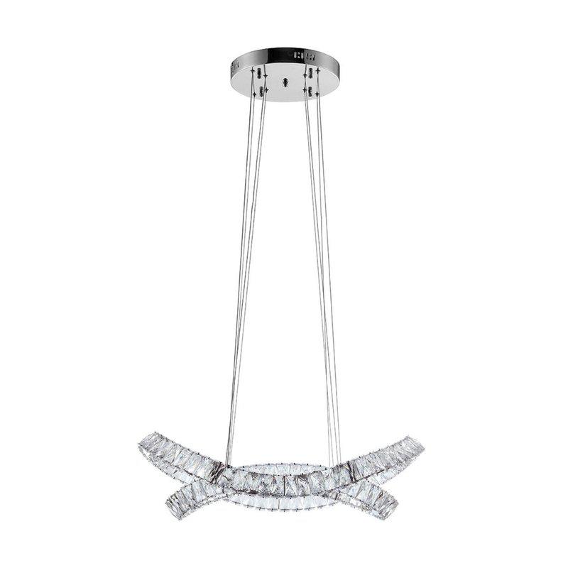 Finesse Decor Monroe Crystal Chandelier Chrome