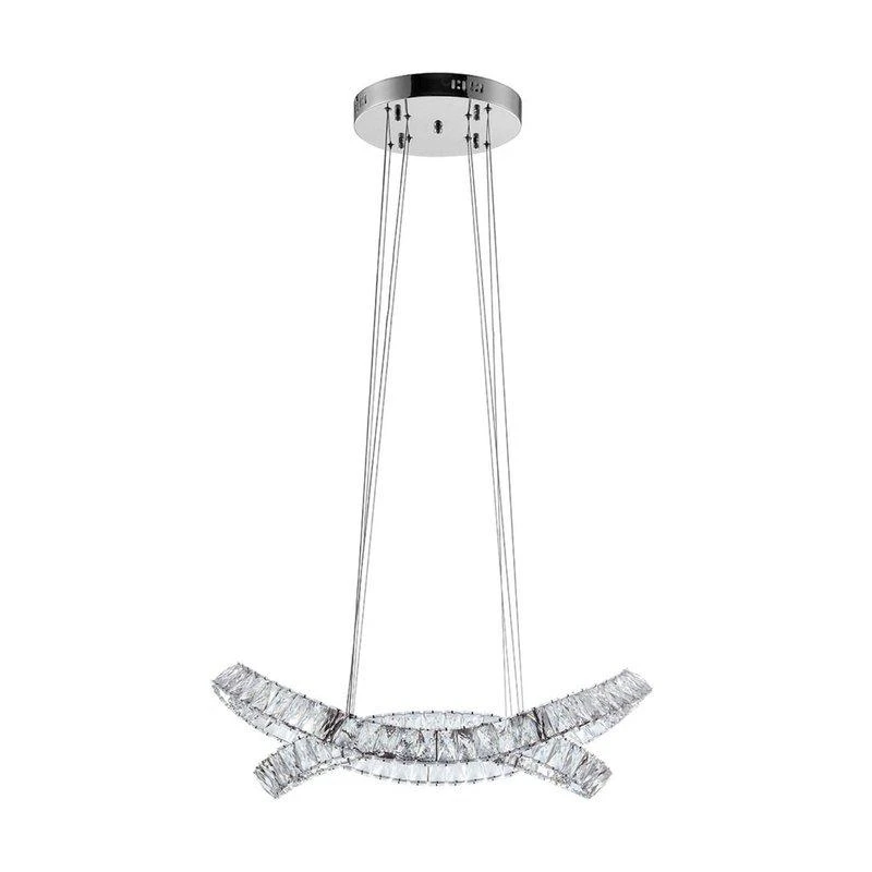 Finesse Decor Monroe Crystal Chandelier Chrome 1