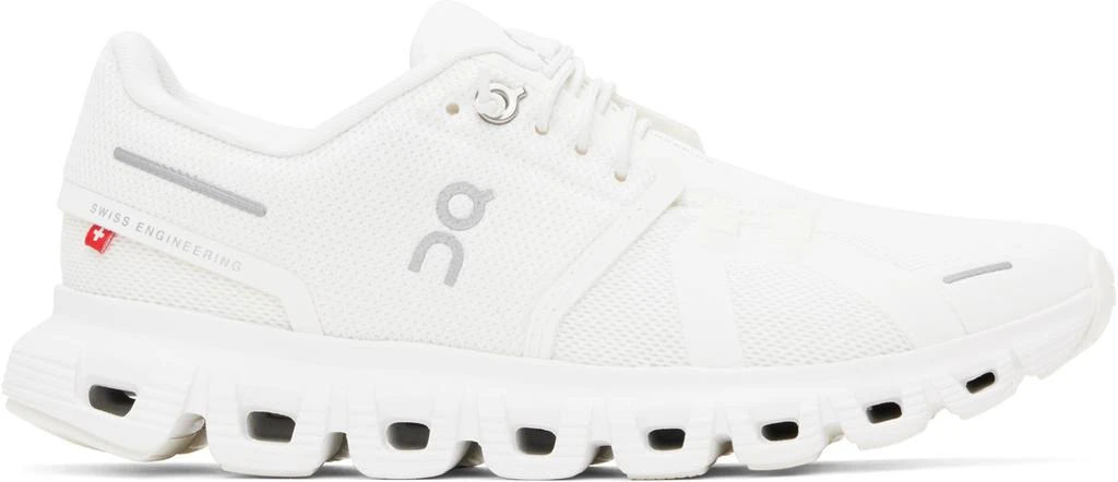 On White Cloud 6 Sneakers 1