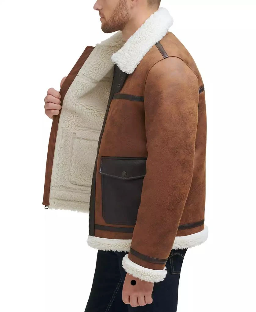 Levi's Men's Faux Shearling Shortie Rancher Jacket 2