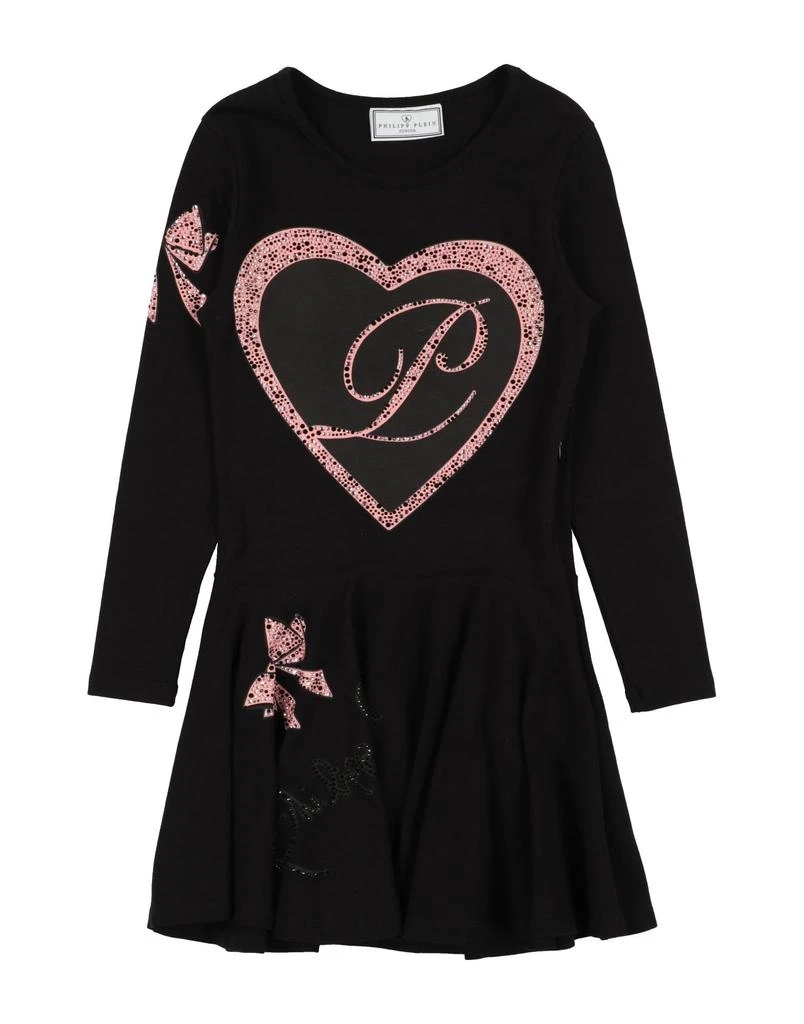 philipp plein dress black Black Sequin Detailed Mini Dress