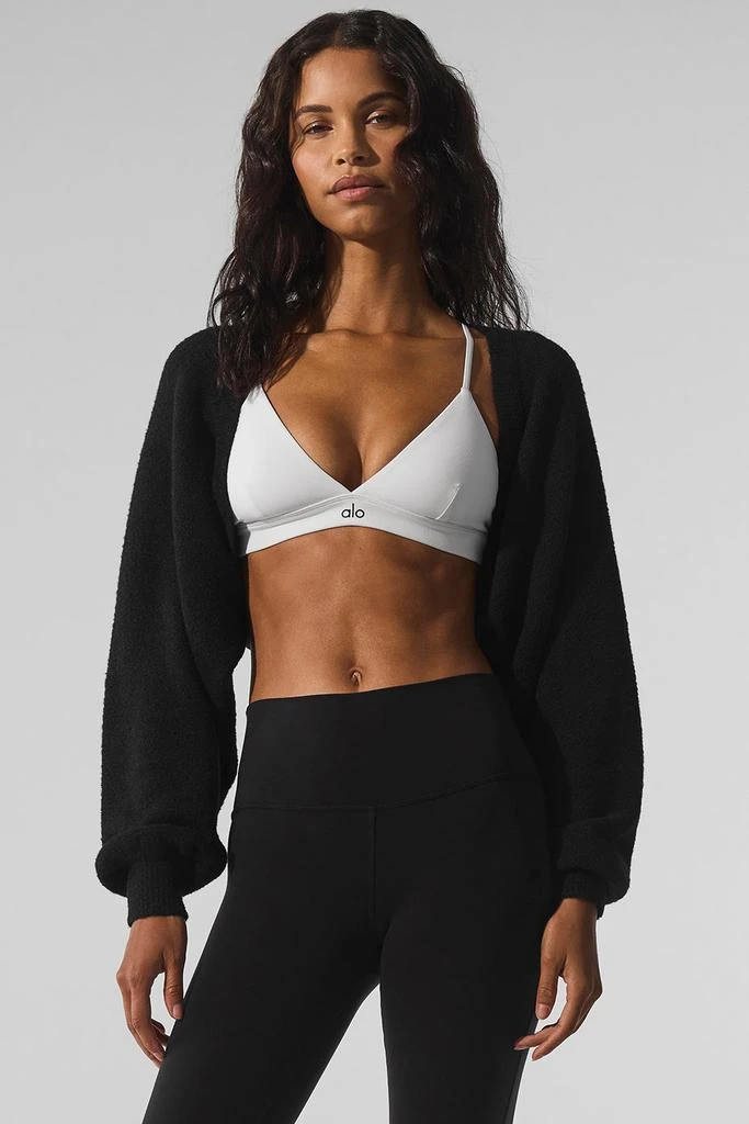 Alo Snuggle Up Sweater Shawl - Black 1