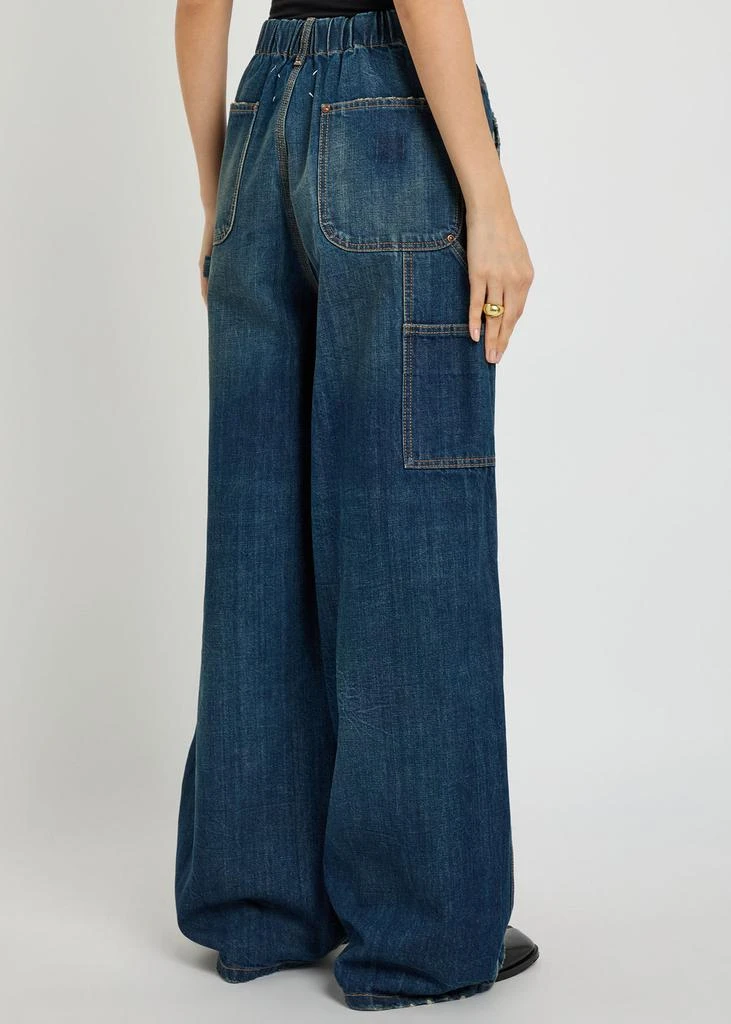 MAISON MARGIELA Panelled wide-leg jeans 3