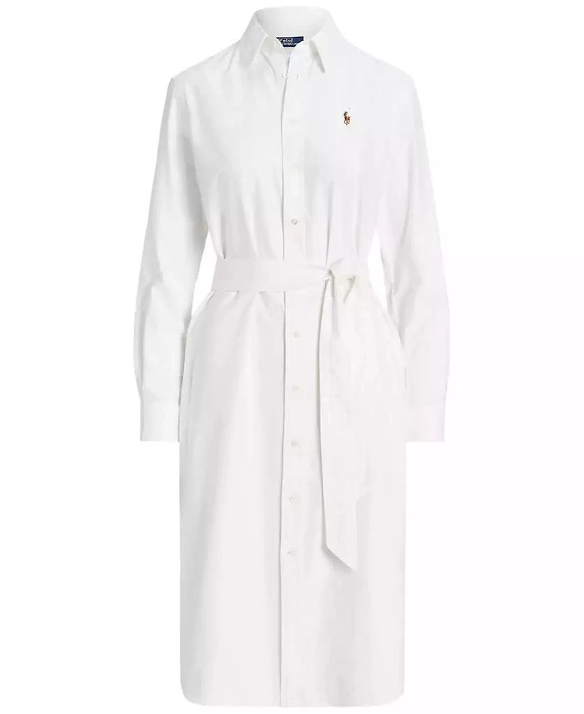 Ralph Lauren Women's Belted Cotton Oxford Shirtdress 5